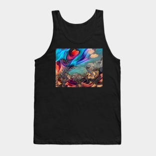 Abstract chess Tank Top